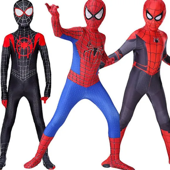 Spiderman Cosplay Superheltedragt Børn Voksen Bodysuit W The Amazing Spiderman 170 Adults (160-170cm)