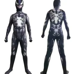 Spider-Man Iron Man kostume Cosplay Jumpsuit Panther 130 cm V gave - Perfekt venom 150cm-max venom 150cm