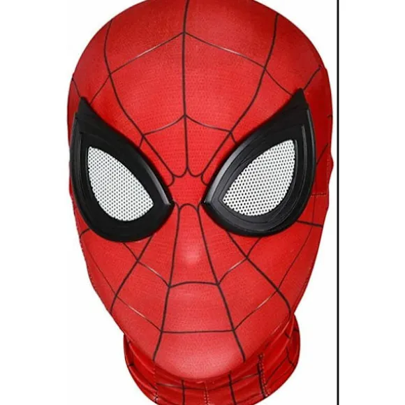 Spiderman Maske Kostume Cosplay Balaclava Hætte Voksne Børn Red