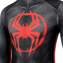 Spider-Man Miles Morales Cosplay Kostume til Børn og Voksne XXS Jumpsuit (uden maske)