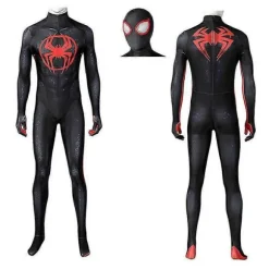 Spiderman Miles Morales Jumpsuit Kostume Cosplay Kostume Picture color 170