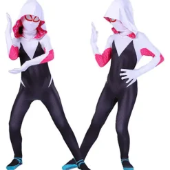 Spider-Man Tights Heroisk Ekspedition Voksen Cosplay Kostume - Gwen Kvindelig Spider-Man 150CM