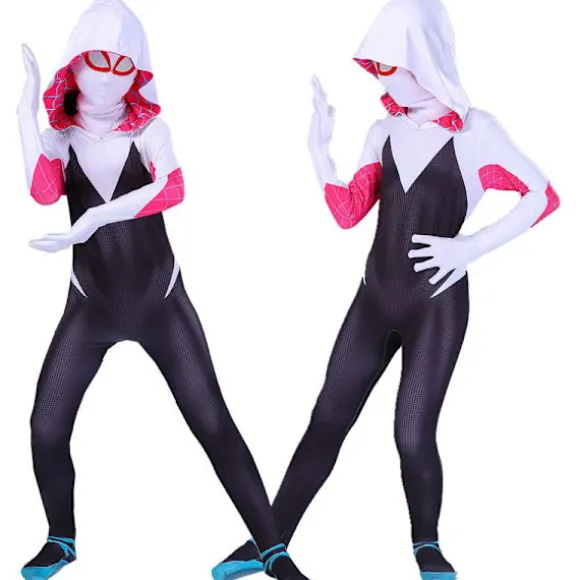 Spider-Man Tights Heroisk Ekspedition Voksen Cosplay Kostume - Gwen Kvindelig Spider-Man 150CM