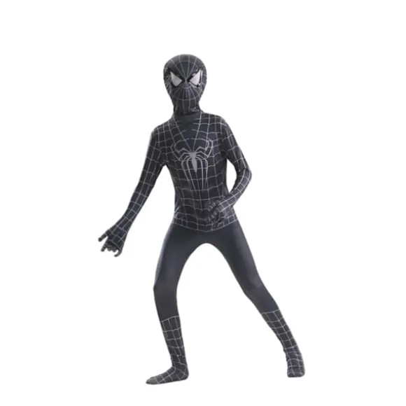 Spider-Man Tights Heroisk Ekspedition Voksen Cosplay Kostume - Sort Spider-Man 160CM