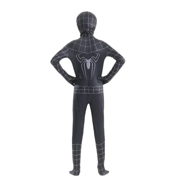 Spider-Man Tights Heroisk Ekspedition Voksen Cosplay Kostume - Sort Spider-Man 160CM