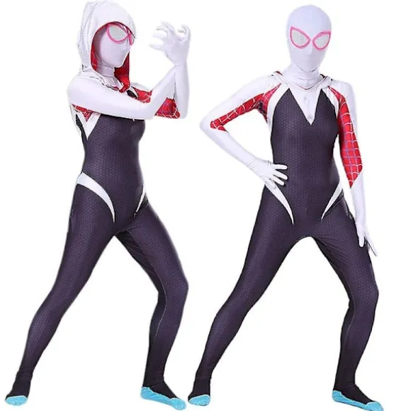 Spider-Man World Gwen Stacy Cosplay Jumpsuit Halloween y 140cm