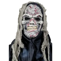 Spökmask med trasor 4 olika sorter Black one size
