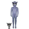 Sprunki Cosplay Kostume Jumpsuit Festlig Udklædning Bodysuit (170 Grå)