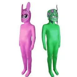 Sprunki Cosplay Kostume Jumpsuit Festlig Udklædning Bodysuit (170 Grå)
