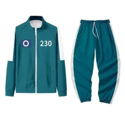 Squid Game Kostume, Squid Game Sportswear, Koreansk Folkespils Kostume Sæt til Fans, Cosplay og Temabegivenheder, 456 Voksen Squid Game Kostume - Perfekt C L | Fyndiq