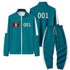 Squid Game Kostume, Squid Game Sportswear, Koreansk Folkespils Kostume Sæt til Fans, Cosplay og Temabegivenheder, 456 Voksen Squid Game Kostume - Perfekt C L | Fyndiq