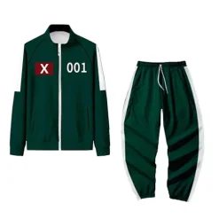 Squid Game Kostume, Squid Game Sportswear, Koreansk Folkespils Kostume Sæt til Fans, Cosplay og Temabegivenheder, 456 Voksen Squid Game Kostume - Perfekt A L | Fyndiq