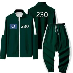 Squid Game Kostume, Squid Game Sportswear, Koreansk Folkespils Kostume Sæt til Fans, Cosplay og Temabegivenheder, 456 Voksen Squid Game Kostume - Perfekt A L | Fyndiq