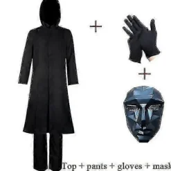 Squid Game Voksen Stil Boss Kostume + Maske + Handsker (Komplet sæt) XL M 40-44
