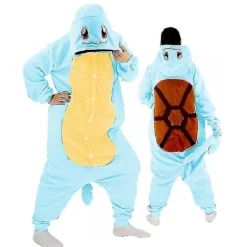 Squirtle Kostume Heldragt Pyjamas Halloween Jul One-piece Kigurumi Til Mænd Kvinder M