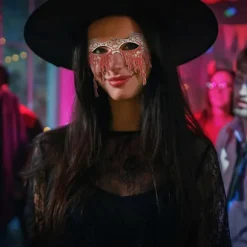 Sæsonbestemt & Feriepynt Halloween Maske Drillesyg Legetøj Feriefest Gave Voksen Horror Maske Q Multicolor B