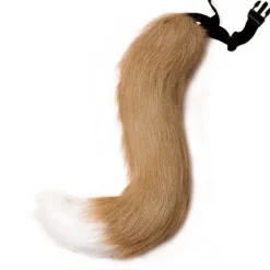 3st Cosplay Kat Søde Ører Pandebånd Pels Ræv Hale Klokke Halskæde Sæt Legetøj Rød