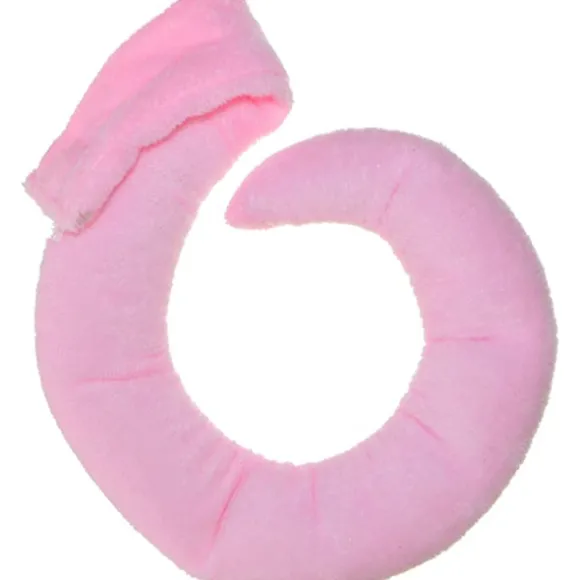 Sæt med tilbehør til grise-kostume - Fuzzy Pink Pig Ears Hovedbøjle, Bowt