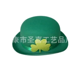 St. Patricks Dag Hat Grøn Kløver Hat Beklædningstilbehør