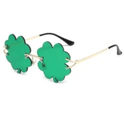 St. Patricks Dag Solbriller Kløver Briller Kostume Tilbehør Festartikler Gaver C 1Pc