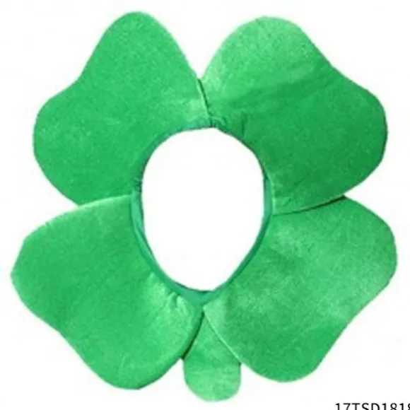St. Patrick's Day Ternet Stof Fedora Hat | Fest Tilbehør, Irsk Festival Hat Shamrock Høj Hat Grøn Hat Festival Dekorationer L