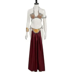 Star Wars Leia Slavekostume Kvinder Sexet Guld Bikini Sæt Halloween Fest CosplayCJY kvinde female S