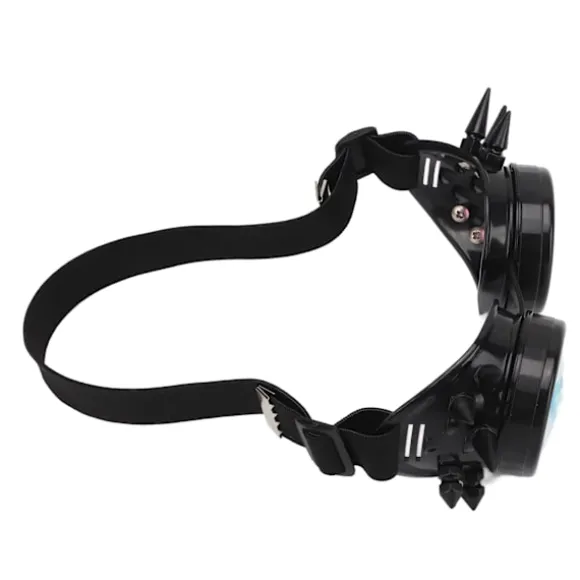 Steampunk Briller Retro ABS Elastisk Bånd Kalejdoskop Rave Briller Party Sort