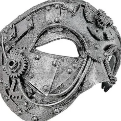 Steampunk Metal Cyborg Venetian Maske, Maskerademaske Til Halloween Kostumefest/Fantom Operan/Mardi Gras Ball