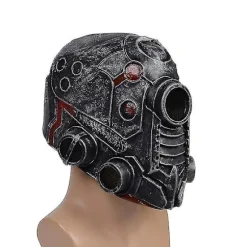 Steampunk Robot Maske Halloween Hovedbeklædning Bærbar Horror Ansigtsdækning Til Halloween Dekoration