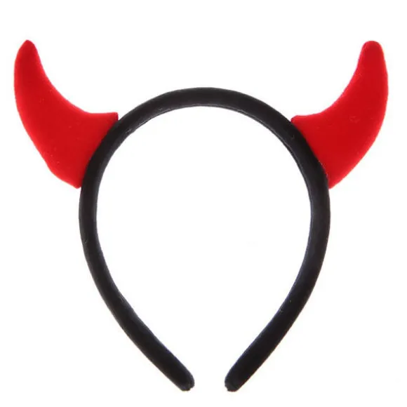 (Stil 1)Halloween Djævle Horn Pandebånd til Kvinder Halloween Hovedbeklædning Halloween Hårbøjle Smykker til