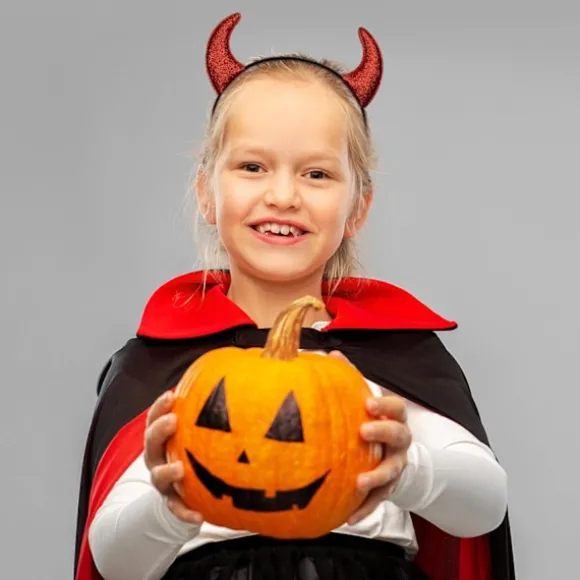 (Stil 1)Halloween Djævle Horn Pandebånd til Kvinder Halloween Hovedbeklædning Halloween Hårbøjle Smykker til