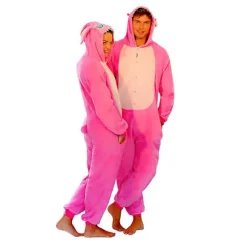 Stitch Blå Rosa Unisex Onesie Kigurumi Kostume Fancy Dress Kostume Hættetrøjer Pyjamas_f W -a Stitch Blue L(170CM-180CM)