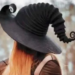 Stor Rynket Heksehat til Kreative, Vinklet Heksehat til Cosplayfest på Halloween