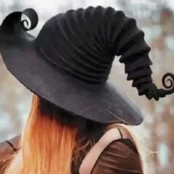 Stor Rynket Heksehat til Kreative, Vinklet Heksehat til Cosplayfest på Halloween