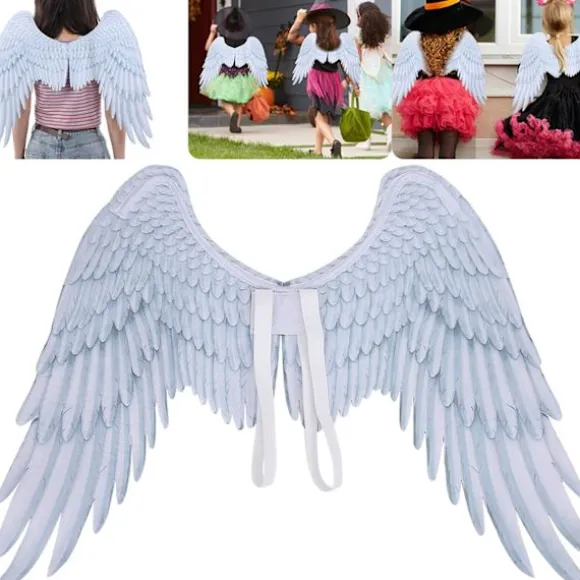 Store store hvide Halloween Cosplay kostume tilbehør til drenge piger