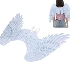 Store store hvide Halloween Cosplay kostume tilbehør til drenge piger