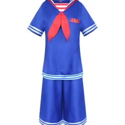 Stranger Things Kvinder Cosplay Party Wear Navy Blue Uniform Costume Men 3XL