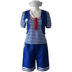 Stranger Things Robin Coops Ahoy Cosplay Halloween Kostume Uniform Fancy Dress Herre Voksne FPDM Womens S