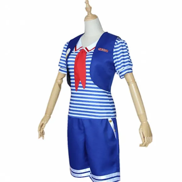 Stranger Things Sæson 3 Scoop Ahoy Steve Harrington Cosplay Kostume Halloween V woman XL