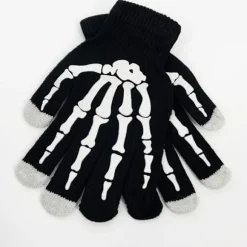 Strikkede varme handsker med fuld finger Handsker Nyhed Foto rekvisitter Halloween festartikler Scene rekvisitter Halloween handsker Stretch strikkede handsker | Fyndiq