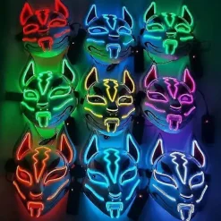 Summer Driftled Halloween Lysende Maske