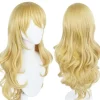 Super Mario Bros Film Cosplay Blond Anime Paryk Prinsesse Peach