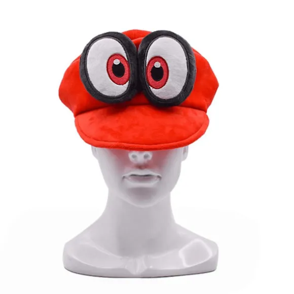 Super Mario Odyssey Cappy Hat Cosplay Kostume Tilbehør Børn Voksen Anime Unisex Rollespil Hat