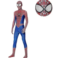 Superhelt Bodysuit Mænd Voksen Performance Kostume Fancy Up 170