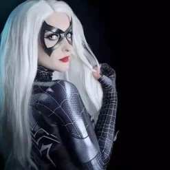 Superhelte Cosplay Kostume Til Spider Kvinder Halloween Jul Stram 3D Bodysuit A XS 155