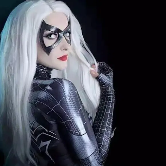 Superhelte Cosplay Kostume Til Spider Kvinder Halloween Jul Stram 3D Bodysuit A XS 155