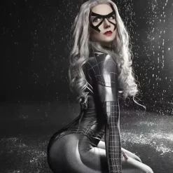 Superhelte Cosplay Kostume Til Spider Kvinder Halloween Jul Stram 3D Bodysuit A XS 155