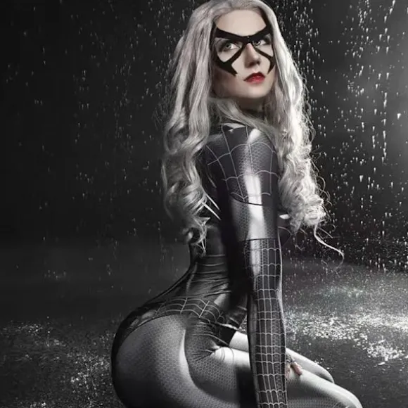 Superhelte Cosplay Kostume Til Spider Kvinder Halloween Jul Stram 3D Bodysuit A XS 155