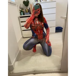 Superhelte Cosplay Kostume Til Spider Kvinder Halloween Jul Stram 3D Bodysuit A XS 155