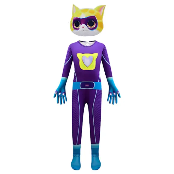 SuperKitties SuperKitty Kostume Performance Kostume 100cm Lilla